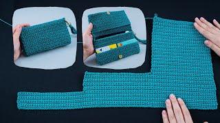 A simple crochet purse-wallet - a gift that any girl will be happy with!