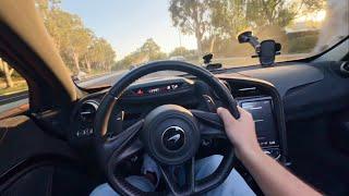 MCLAREN 720S DRIVE POV WITH STRIGHT PIPED 720S