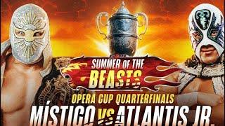 Mistico  Vs Atlantis  Jr  Cmll   Opera Cup  QuarterFinals   MLW.  Desde New York