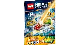 Lego News: Lego Nexo Knights 2017 Blind Bags, Combo Nexo Powers Wave 1 set 70372