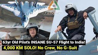 Russian Test Pilot behind the Su-57 – Sergey Bogdan’s Story & his flight to Aero India 2025