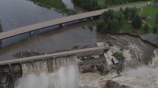 Growing erosion continues at Rapidan Dam in Minnesota