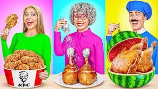 Me vs Grandma Cooking Challenge | Funny Food Challenges by Multi DO