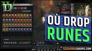 Farm runes Diablo 4 Vessel of Hatred, comment drop toutes les mots runiques !