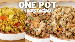 One Pot Chicken - 3 Easy Ways