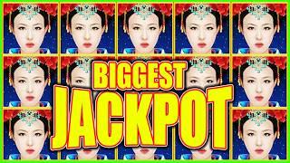 I Hit The BIGGEST JACKPOT Ever on High Limit Autumn Moon Dragon Link Slot