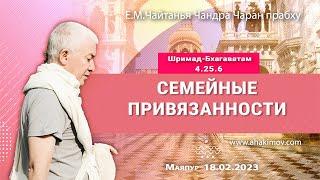 18/02/2023, Шримад-Бхагаватам 4.25.6, Семейные привязанности - Чайтанья Чандра Чаран Прабху, Маяпур