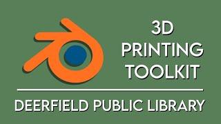 Blender Tip: The 3D Printing Toolbox