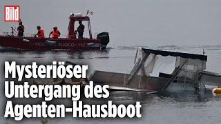 Ermittler bergen Hausboot Geheimdienst-Krimi um Todes-Schiff voller Agenten | Lago Maggiore