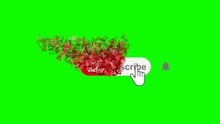 Green Screen Subscribe Button Animated Top 5 RiyasTutorials Royalty Free Video #Greenscreen