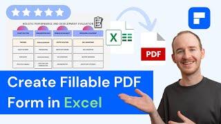 How to Create Fillable PDF Form in Excel