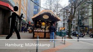 Der Geher in Hamburg: Mühlenkamp