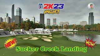 PGA Tour 2K23 - Sucker Creek Landing - Course Review & Playthrough