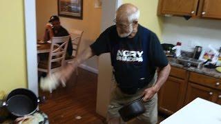 GRANDPA'S SUNDAY DINNER FREAKOUT!