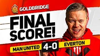 AMAZING AMAD! MANCHESTER UNITED 4-0 EVERTON GOLDBRIDGE MATCH REACTION