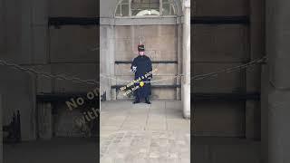 The king’s guard no one have a picture with him #trending  #tourister  #ytshorts  #royalhorseguard