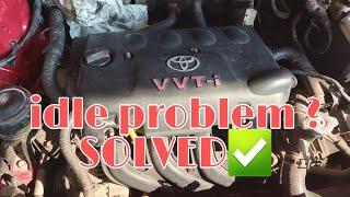 How to fix low and rough Idle on your toyota vios..