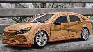 Wood Car - Hyundai Elantra N (2022) -  Awesome Woodcraft