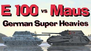 WOT Blitz Face Off || E 100 vs Maus