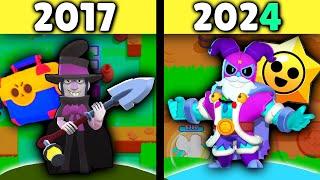 La EVOLUCIÓN de BRAWL STARS (2017-2024) | HISTORIA COMPLETA