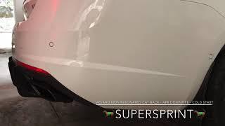 Supersprint Non Resonated Skoda VRS MK3 Cat Back