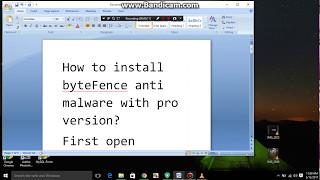license key for ByteFence Anti Malware.