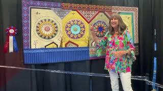 Lisa Ellis' Judge's Choice at Houston International Quilt Festival 2024