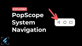 How to use PopScope Widget in Flutter with Example