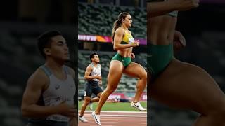 World's tallest female sprinter #shorts #tallwoman #tallgirlfriend #sprinter #trackandfield