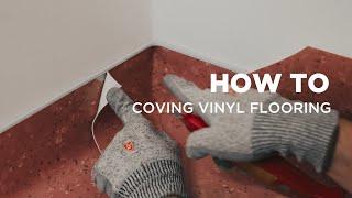 How to cap & cove: installing vinyl flooring with coving