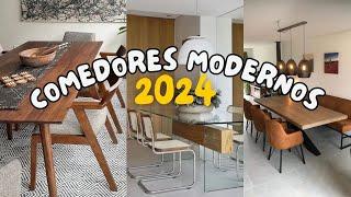 100 Ideas De Comedores Modernos 2024 / Tendencia de Comedores