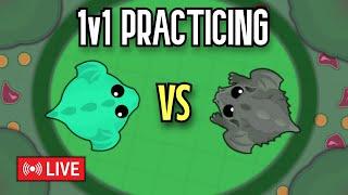 Mope.io Livestream | 1v1 PRACTICE + RARE TROLLING  | TAG: [K] Server: Frankfurt 1