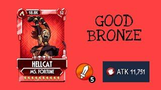 HELLCAT Ms. Fortune showcase, skullgirls mobile