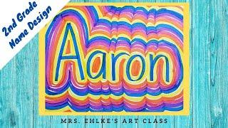 2nd Grade Name Design