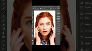 Face Clean in Photoshop – Blemish Removal & Skin Retouching Tutorial#shorts