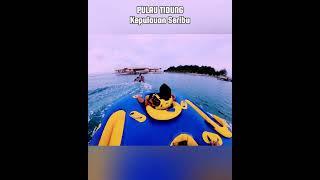 DONUT BOAT @TidungLagoonLodge ​⁠  PULAU SERIBU | PULAU TIDUNG KEPULAUAN SERIBU JAKARTA #Shorts
