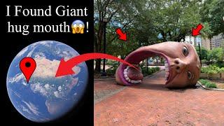 I Found Giant Big hug mouth on Google Maps and Google Earth in Real Life #map #earth #universala2z