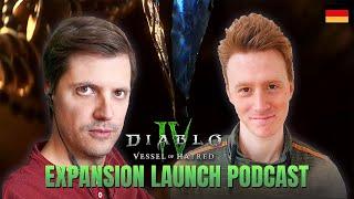 Thoughts on Diablo 4's New Expansion - Class Balance & Launchtimes - German Podcast