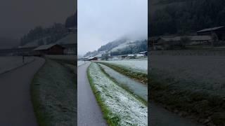 Austrian Valley #austria #austrianalps #traveldestinations #snowfall #mountainlover #relaxingwalk