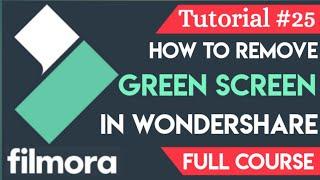 Green Screen Remove in Wondershare Filmora All Version | How to remove Croma in Filmora 9