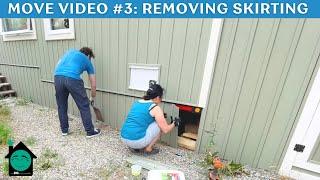 Tiny House Move #3: Removing The Skirting