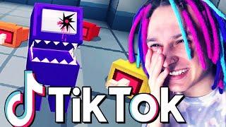 ПЕРВЫЙ РАЗ СМОТРЮ TIK TOK ПРИКОЛЫ ПО AMONG US МАЙНКРАФТЕ!