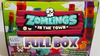 Zomlings in the town FULL BOX  Blind Bag Opening | Birdew Reviews