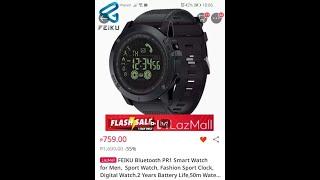 UNBOXING SMARTWATCH PR1 FROM LAZADA