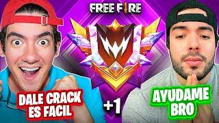 ASI AYUDE a AMIGO a LLEGAR AL NUEVO RANGO GRAN MAESTRO en FREE FIRE !! | TheDonato