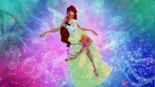 Winx Club Aisha Harmonix Full Transformation! HD!