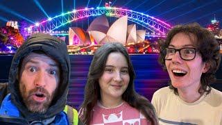 SYDNEY'S BIGGEST LIGHT SHOW! VIVID FESTIVAL WITH THE FAMILY