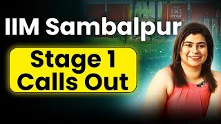 IIM Sambalpur 2025 Stage 1 Shortlist Out | Selection Criteria |Interview Prep | Placement Highlights