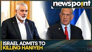 Israel-Hamas War: Israel Acknowledges It Killed Ex-Hamas Leader Haniyeh | WION Newspoint