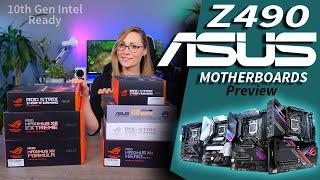 ASUS Z490 Motherboards Preview - First look at 7 new Intel LGA 1200 Motherboards (ROG, Strix, TUF)